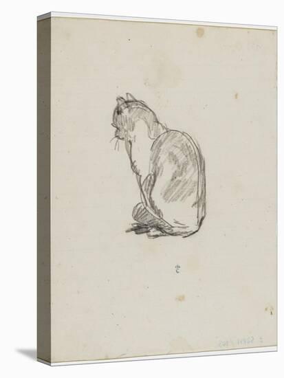 Etude de chat (Villiers)-Thomas Couture-Premier Image Canvas