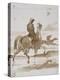 Etude de chevaux et jockeys-Gustave Moreau-Premier Image Canvas