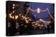 EU, France, Alsace, Saverne. Christmas market lights-Dave Bartruff-Premier Image Canvas