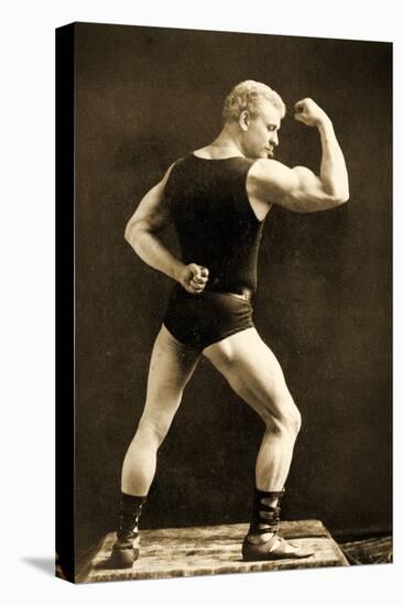 Eugen Sandow, in Classical Ancient Greco-Roman Pose, C.1893-Napoleon Sarony-Premier Image Canvas