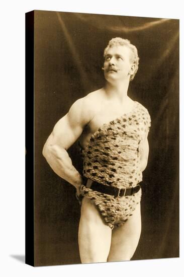 Eugen Sandow Wearing Leopard Skin, in Classical Ancient Greco-Roman Pose, C.1894-null-Premier Image Canvas