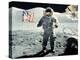 Eugene Cernan on Moon Apollo 17-null-Premier Image Canvas