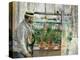 Eugene Manet (1834-92) on the Isle of Wight-Berthe Morisot-Premier Image Canvas