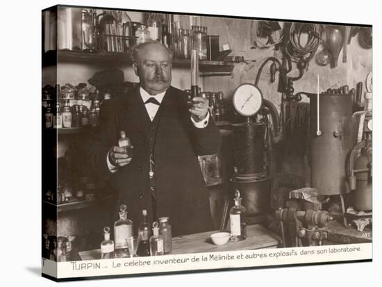 Eugene Turpin French Scientist in His Laboratory-null-Premier Image Canvas