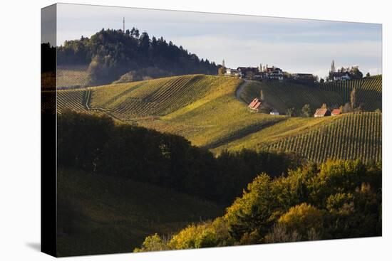 Europe, Austria, Styria, South-Styrian Wine Route, Vineyards, Houses-Gerhard Wild-Premier Image Canvas