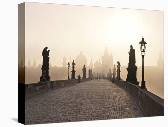 Europe, Czech Republic, Central Bohemia Region, Prague, Charles Bridge-Francesco Iacobelli-Premier Image Canvas