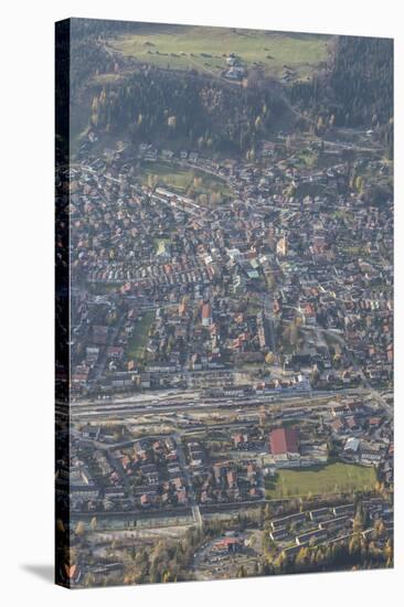 Europe, Germany, Bavaria, Alps, Mountains, Mittenwald, View from Karwendel-Mikolaj Gospodarek-Stretched Canvas