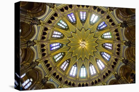 Europe, Hungary, Budapest. Interior Dome of Parliament Building-Jaynes Gallery-Premier Image Canvas