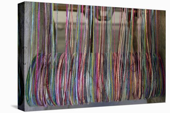 Europe, Ireland, Avoca. Avoca Handweavers Mill, County Wicklow. Woollen Threads.-Kymri Wilt-Premier Image Canvas
