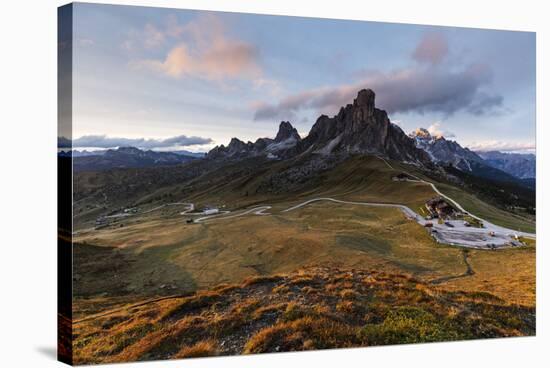 Europe, Italy, Alps, Dolomites, Mountains, Veneto, Belluno, Giau Pass-Mikolaj Gospodarek-Stretched Canvas