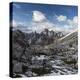 Europe, Italy, Alps, Dolomites, Sexten Dolomites, Veneto, Belluno, Rifugio Lavaredo-Mikolaj Gospodarek-Stretched Canvas