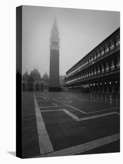 Europe, Italy, Venice. Campanile at Piazza San Marco at Sunrise-Bill Young-Premier Image Canvas