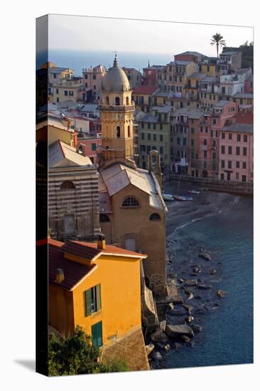 Europe, Italy, Vernazza. Cinque Terre Town of Vernazza, Italy-Kymri Wilt-Premier Image Canvas