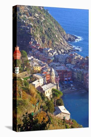 Europe, Italy, Vernazza. Cinque Terre Town of Vernazza, Italy-Kymri Wilt-Premier Image Canvas