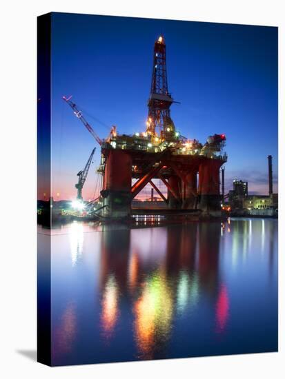 Europe, Maltese Islands, Malta. an Oil Rig at the Ship Repairing Site.-Ken Scicluna-Premier Image Canvas