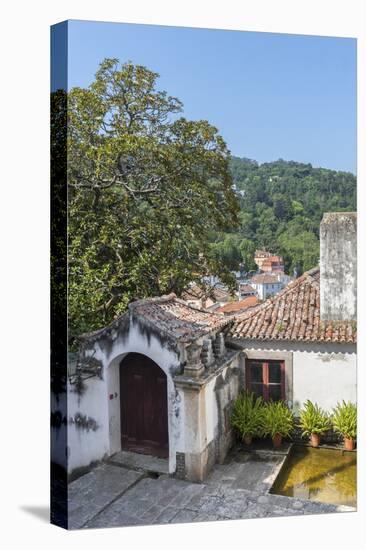 Europe, Portugal, Sintra, Sintra National Palace, Courtyard-Lisa S. Engelbrecht-Premier Image Canvas