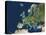 Europe, Satellite Image-PLANETOBSERVER-Premier Image Canvas