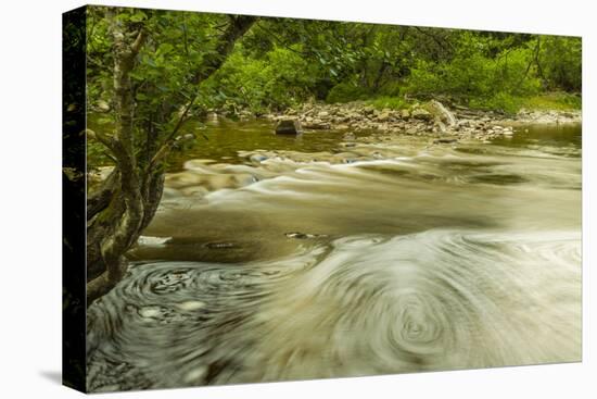 Europe, Scotland, Cairngorm National Park. Swirling Water in Stream-Cathy & Gordon Illg-Premier Image Canvas