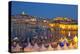 Europe, South of France, Provence, Marseille, Vieux Port Harbour, Celebration, Dusk-Chris Seba-Premier Image Canvas