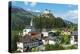 Europe, Switzerland, Graubunden, Engadine, Scuol Tarasp, Scuol Castle, (Schloss Tarasp)-Christian Kober-Premier Image Canvas