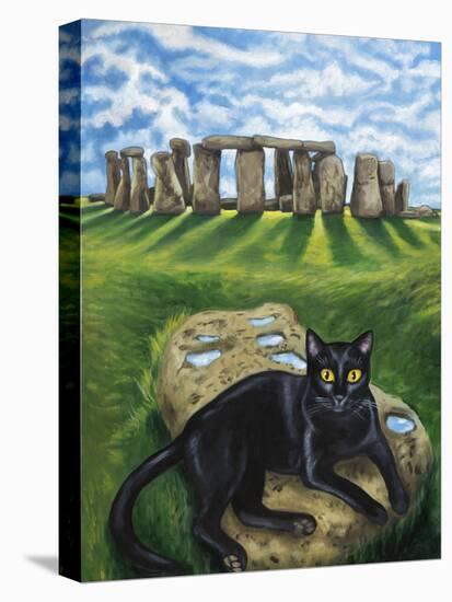 European Cat at Stonehenge/Great Britain-Isy Ochoa-Premier Image Canvas