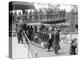 European Immigrants Disembarking at Ellis Island, 1907-null-Stretched Canvas