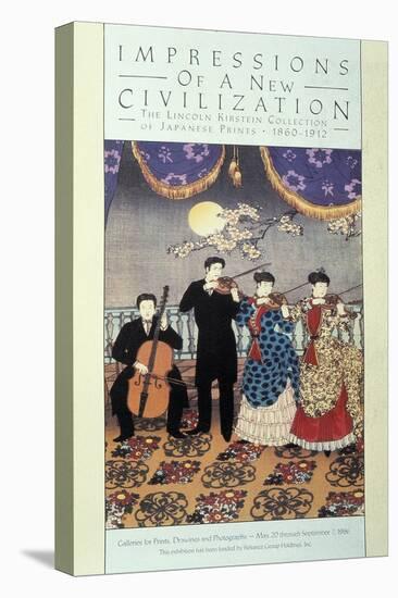 European Influence on Music (Coloured Litho)-Japanese-Premier Image Canvas
