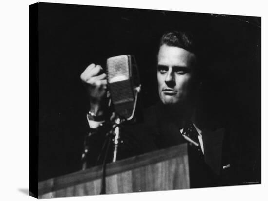 Evangelist, Billy Graham, Held Revival in Large Coliseum on Canadian National Exhibition Grounds-Ed Clark-Premier Image Canvas