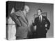 Evangelist Billy Graham Visiting with Pres. Dwight Eisenhower at the Wh-Paul Schutzer-Premier Image Canvas
