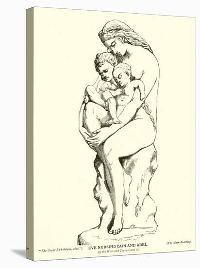 Eve Nursing Cain and Abel, by the Watcomb Terra Cotta Company-null-Premier Image Canvas