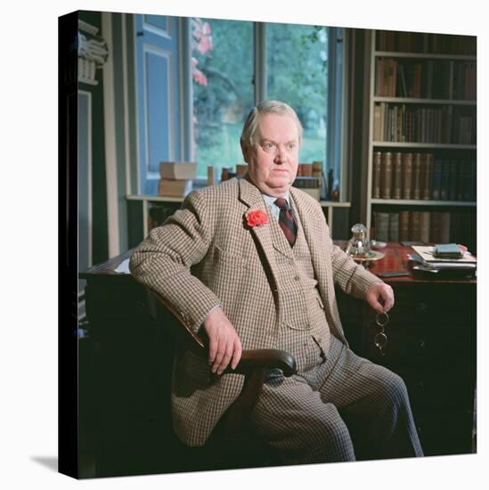 Evelyn Waugh, in His Study at Combe Florey, 1963-null-Premier Image Canvas