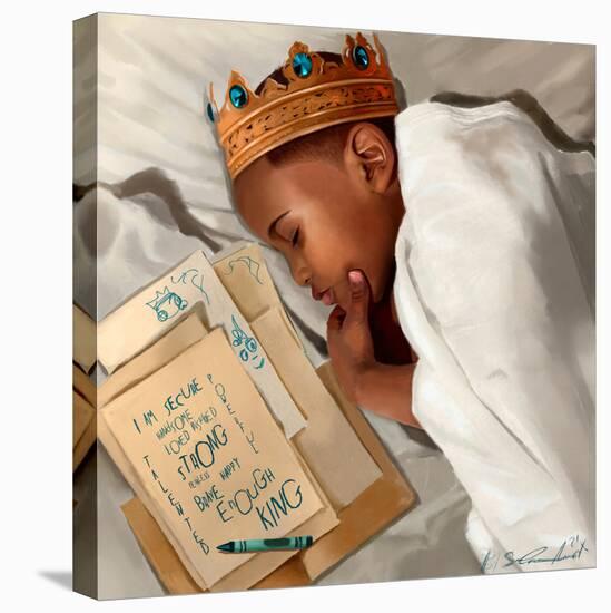 Even When I’m Sleeping - Boy-Salaam Muhammad-Stretched Canvas