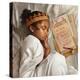 Even When I’m Sleeping - Girl-Salaam Muhammad-Stretched Canvas
