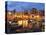 Evening across Spinola Bay with Restaurants, St. Julian`S, Malta, Mediterranean, Europe-Stuart Black-Premier Image Canvas