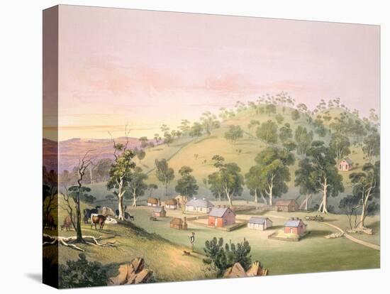 Evening at Angaston, South Australia, 1846-George French Angas-Premier Image Canvas