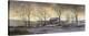 Evening at Brenner's Farm-Ray Hendershot-Stretched Canvas