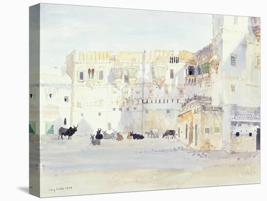 Evening at the Palace, Bhuj, 1999-Lucy Willis-Premier Image Canvas