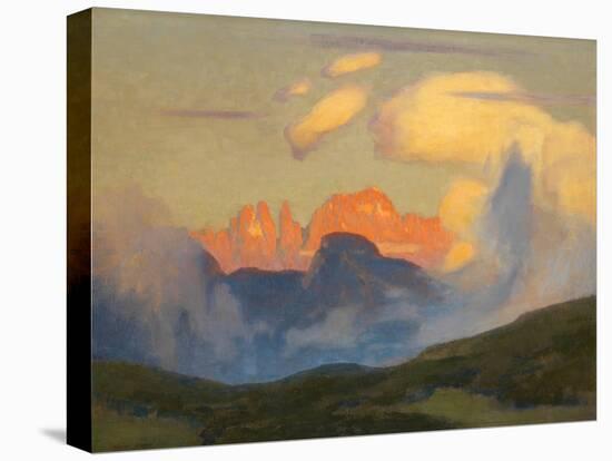 Evening Glow on Rosengarten (Oil on Canvas)-Adrian Scott Stokes-Premier Image Canvas