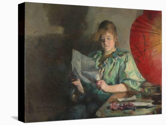 Evening, Interior, 1896 (Oil on Canvas)-Harriet Backer-Premier Image Canvas