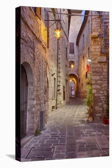 Evening Light Along a Back Alley of Assisi-Terry Eggers-Premier Image Canvas