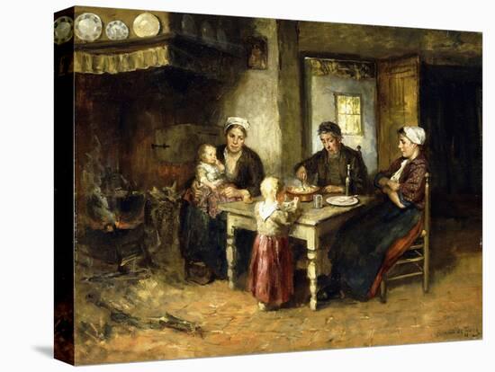 Evening Meal-Bernard de Hoog-Premier Image Canvas