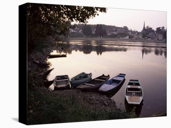 Evening on the River Mayenne at Grez Neuville, Loire Valley, Pays De La Loire, France-Sheila Terry-Premier Image Canvas