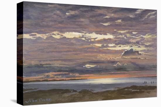 Evening, Ouistreham, 2000-John Cooke-Premier Image Canvas