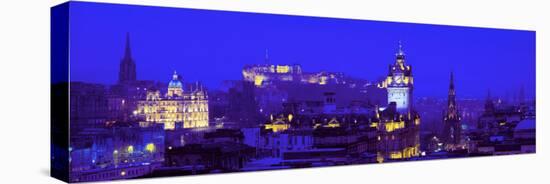 Evening, Royal Castle, Edinburgh, Scotland, United Kingdom-null-Premier Image Canvas