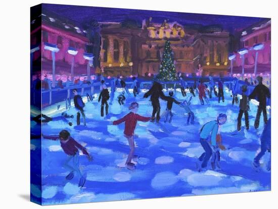 Evening skaters, Somerset House-Andrew Macara-Premier Image Canvas