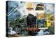 Evening Star, the Last Steam Locomotive and the New Diesel-Electric Deltic-Harry Green-Premier Image Canvas