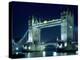 Evening View of The Tower Bridge, London, England-Walter Bibikow-Premier Image Canvas