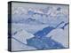 Everest Range, 'Himalayan' Series, 1924 (Tempera on Canvas Laid on Cardboard)-Nicholas Roerich-Premier Image Canvas