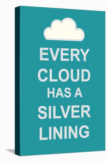 Every Cloud Has A Silver Lining-The Vintage Collection-Stretched Canvas
