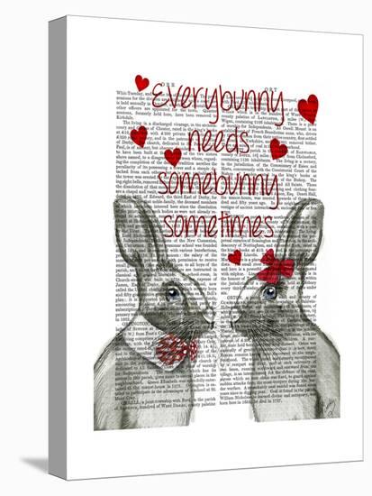 Everybunny-Fab Funky-Stretched Canvas